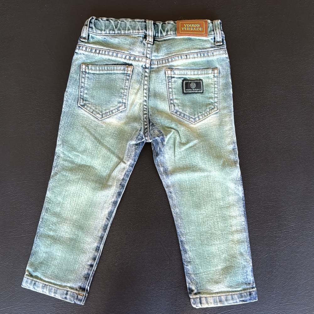 Young Versace Acid Washed Jeans. - Picture 3 of 4